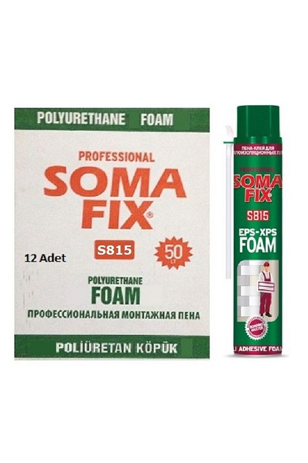 12 Adet 750 ml Yapıştırma ve Mantolama Poliüretan Köpüğü Eps Xps