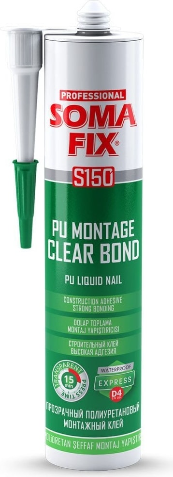 Solvent Bazlı Sıvı Çivi Şeffaf  S150P -310ML 400GR