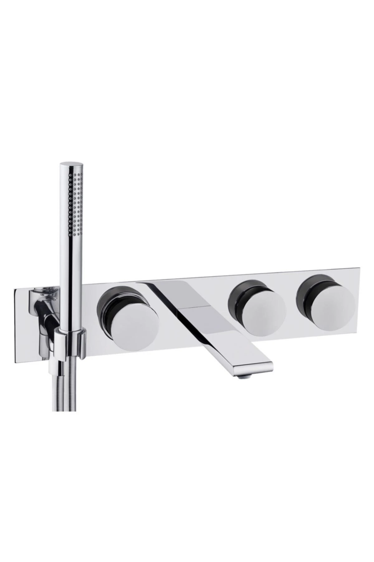 A4231758 Memorıa Ankastre Banyo Bataryası Krom-sıyah