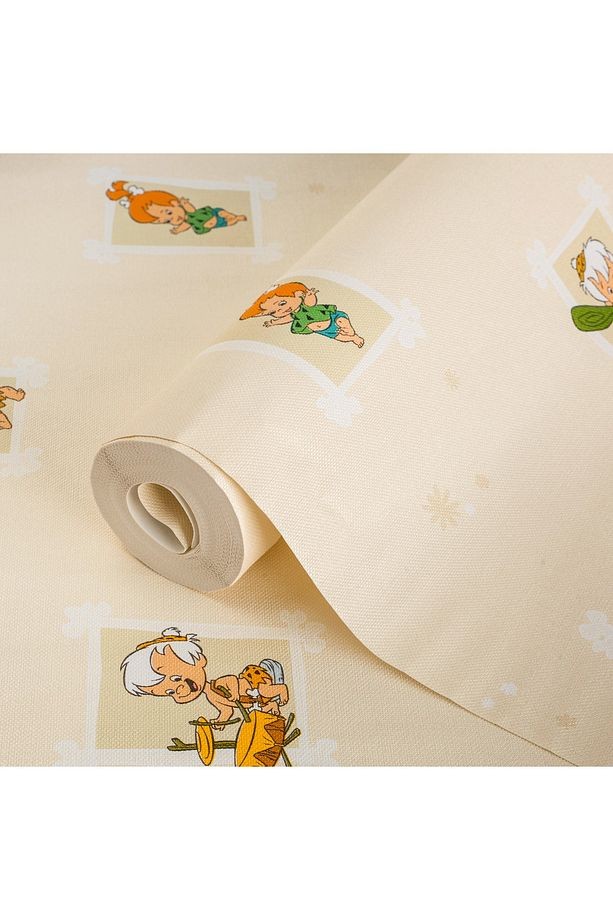 Adakids 8924-2 Genç Çocuk Taş Devri Desenli Duvar Kağıdı