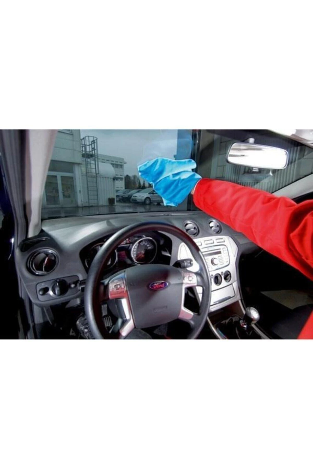 Mavi Sentetik Güderi Bez 5 Adet  40*40