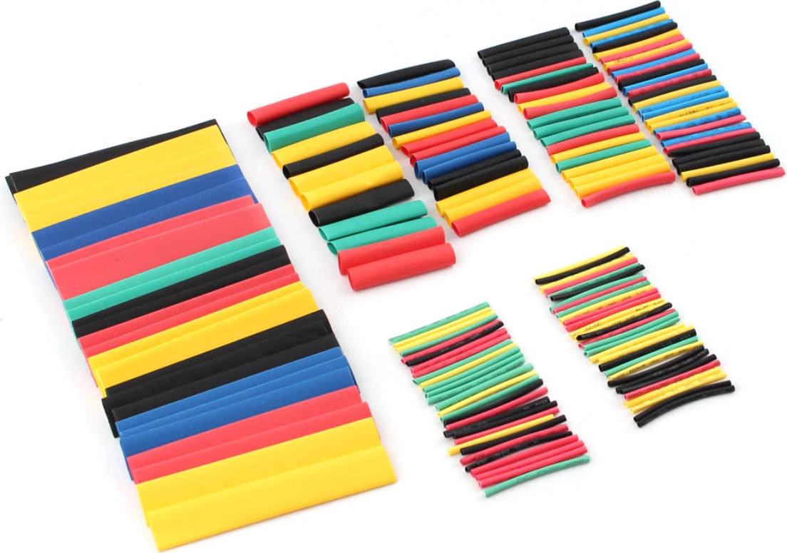 Zauss Kutulu Makaron Isıyla Daralan Kablo Koruma Kablo Tamir Kiti 164 Parça