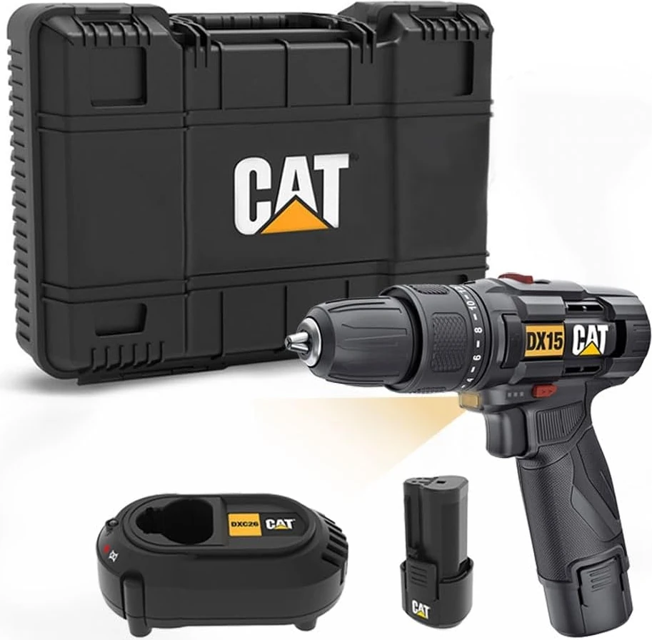 DX15.1 12VOLT/2.0AH Li-Ion Çift Akülü Profesyonel Şarjlı Darbeli Matkap