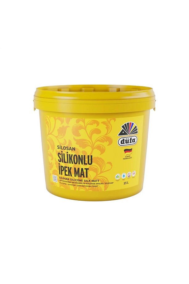 Silosan Silikonlu Ipek Mat Beyaz 15 L