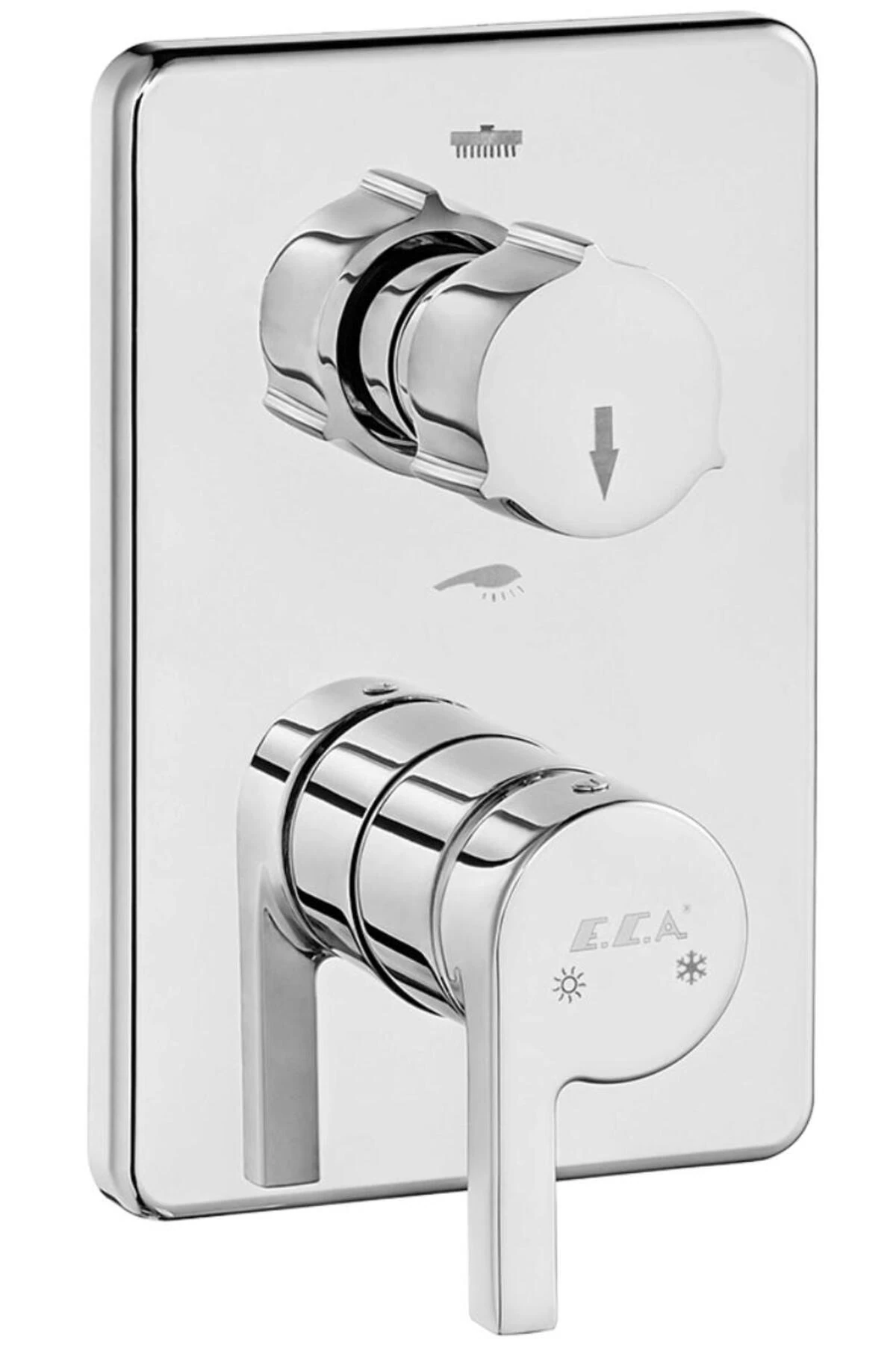 Icon Ankastre Banyo Bataryası 2 Parça Set / 2 Yollu (102167201H-KDE+102166201)