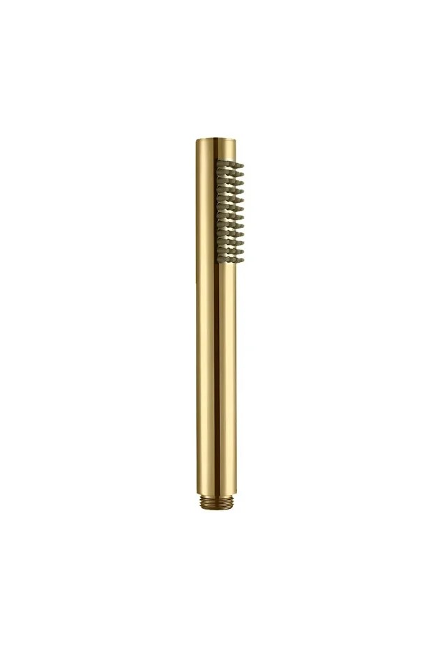 El Duş Başlığı Pirinç Metal Oval Altın Ke101-g