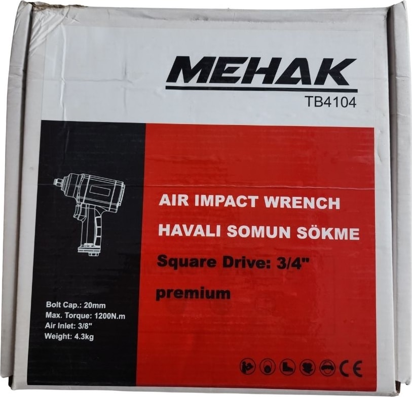 TB4104 3/4'' Havalı Somun Sökme Tabancası