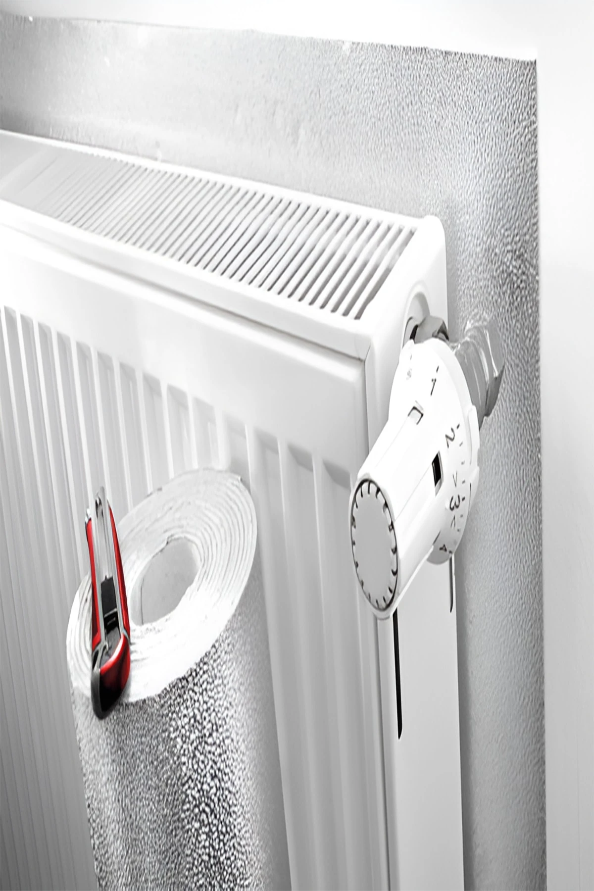 7 Metre X 1 Metre Isı Yalıtımı Petek Radyatör Arkası Elektrik Doğalgaz Tasarruf Iç Cephe Izolasyonu