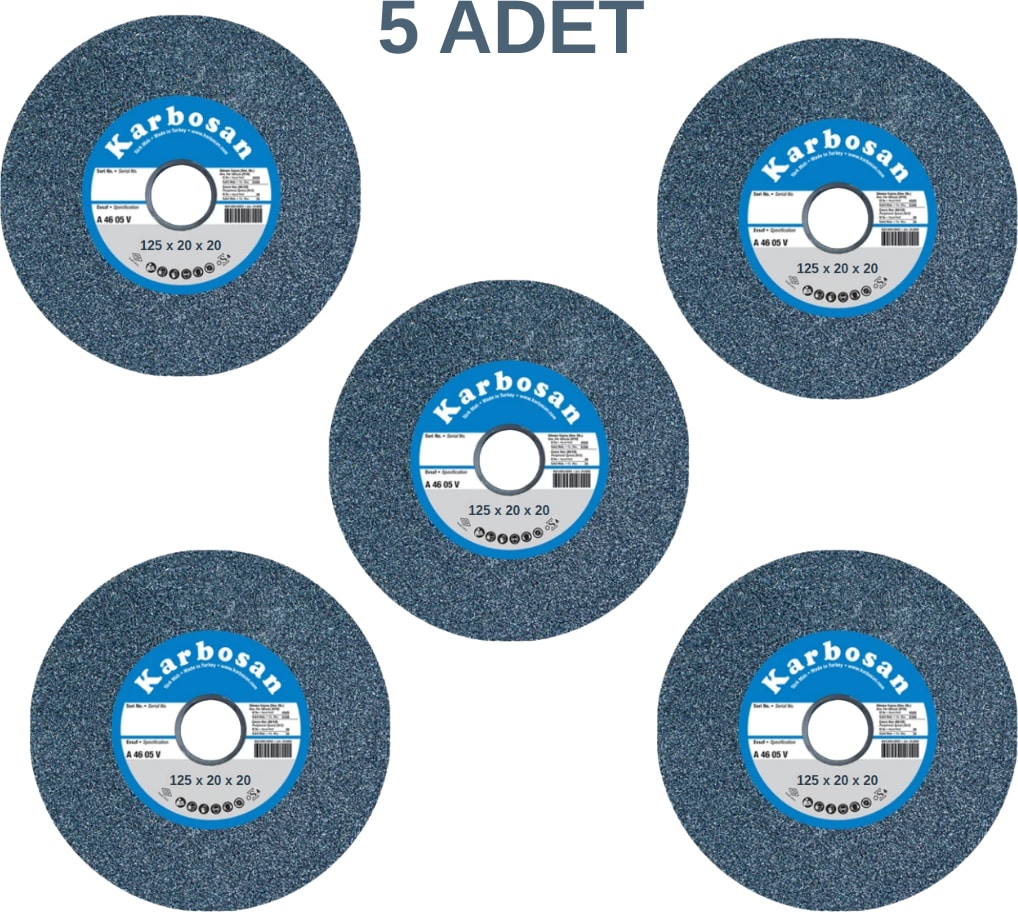 KARBOSAN 914830 125 x 20 x 20 Taşlama Taşı 5 Adet