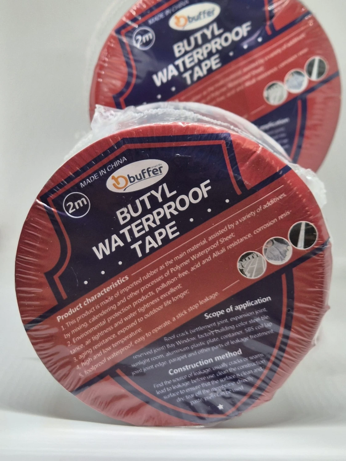 Profesyonel Su Geçirmez Alüminyum Folyolu Bant - Çatı Sızıntıları, Yüzey Çatlakları, Pencere Eşiği Boşlukları, Boru Contaları ve Denizcilik Contaları 5x2m