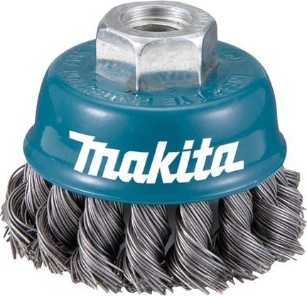 MAKİTA D-24131 Burma Telli Konik M14 Vidalı Çanak Fırça 75mm
