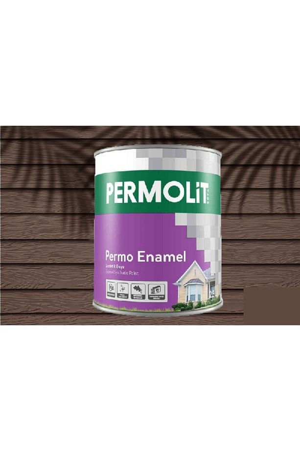 Permo Enamel Sentetik Yağlı Boya -alüminyum-ahşap-demir-metal- 2,5 L Koyu Kahve