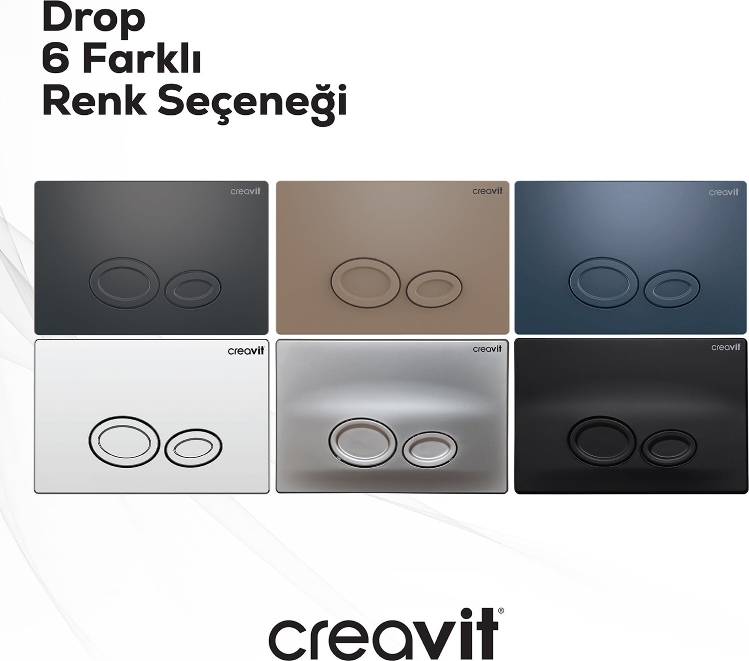 Drop Beyaz Kumanda Paneli