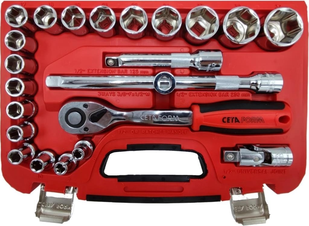 C20-23PH4 1/2'' 6 Köşe Lokma Takımı 23 Parça