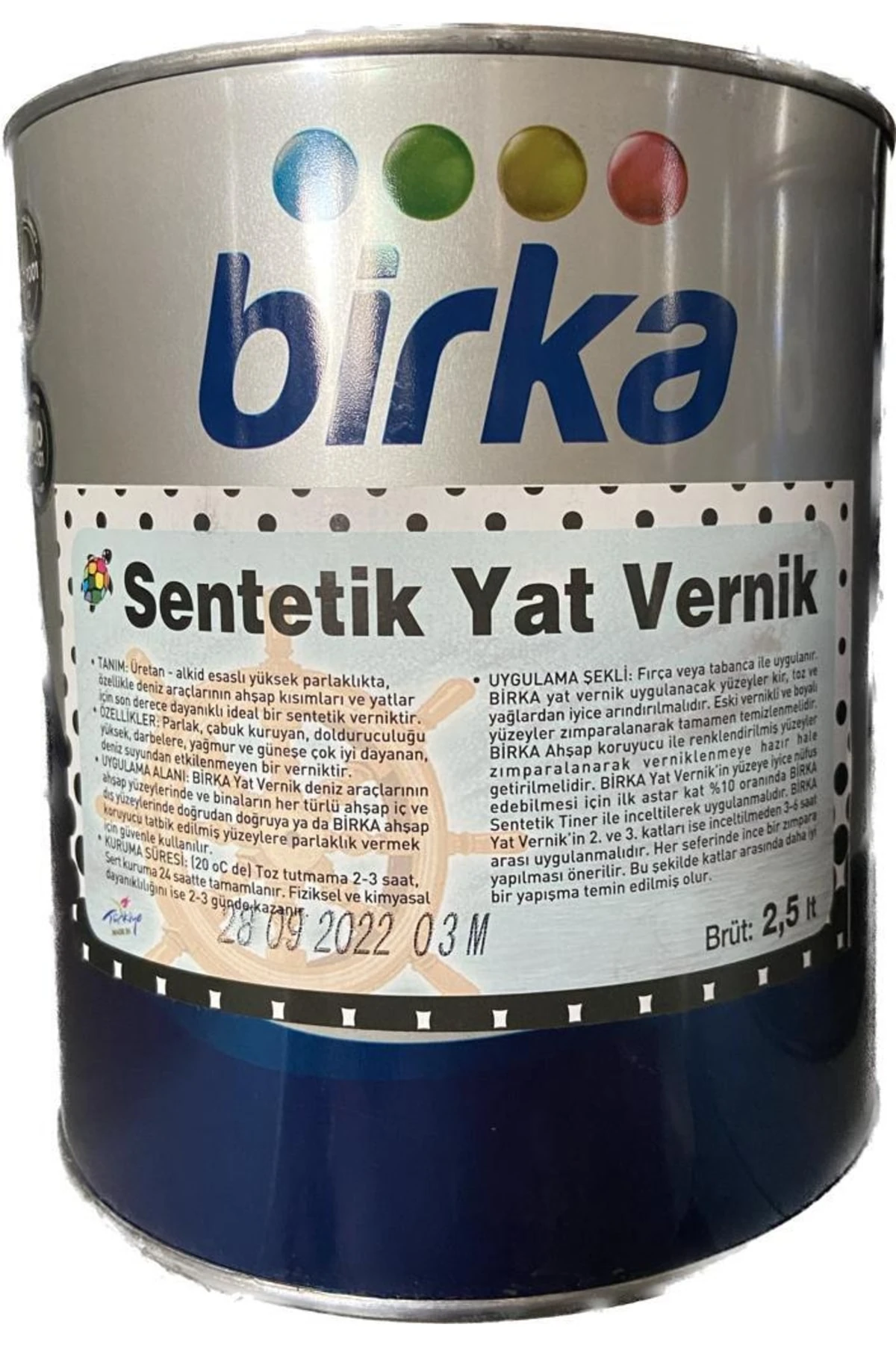 Sentetik Yat Vernik 12 Kg