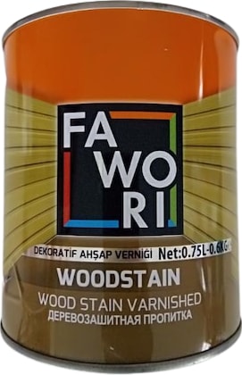 Wood Stain Dekoratif Ahşap Verniği 0,75 L Sarı Meşe