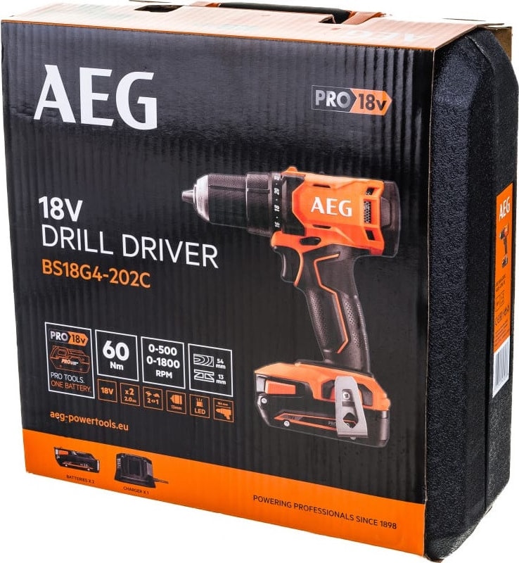 AEG  Darbesiz Akülü Matkap BS18G4 T4935478630