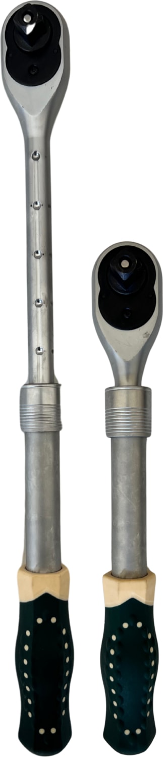 1/2" Uzatmalı Cırcır Kolu - 72 Diş