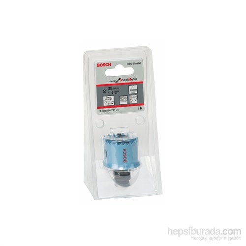 BOSCH - Saç Metal İçin Delik Açma Testeresi (Panç) - 38 Mm, 1 1/2"