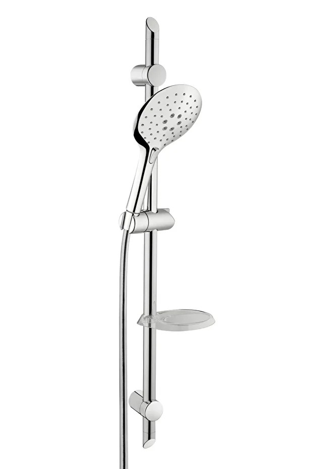 Shine Round A45628wsa 3f Sürgülü El Duşu Takımı, Krom