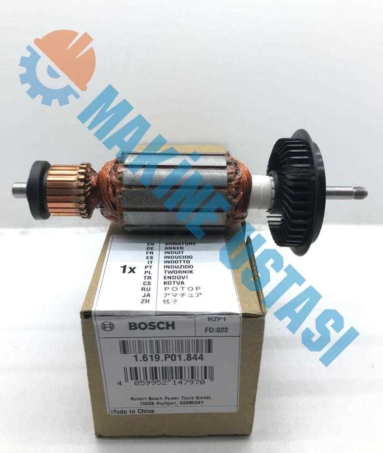 BOSCH Pws 650 / Pws 680 / Pws 680-125 Endüvi Armature Rotor 220V-240V