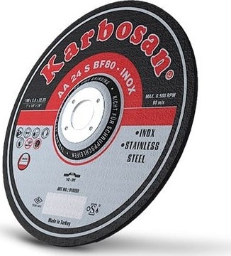 KARBOSAN İnox 115X1.0X22 Alüminyum Thinline Kesici (11030)