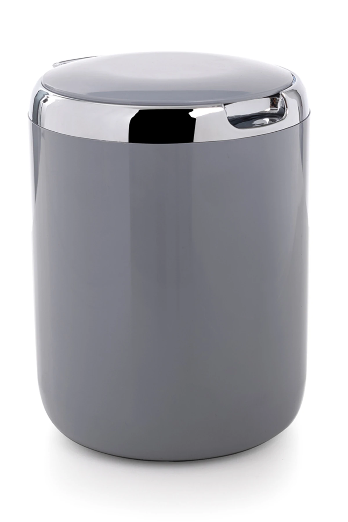 PASİFİK 3 LT ÇÖP KOVASI PLASTİK KAPAKLI GRİ