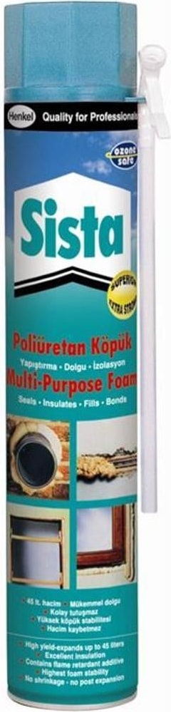 Sista Poliüratan Montaj Köpüğü 750 ml - 8691451572608