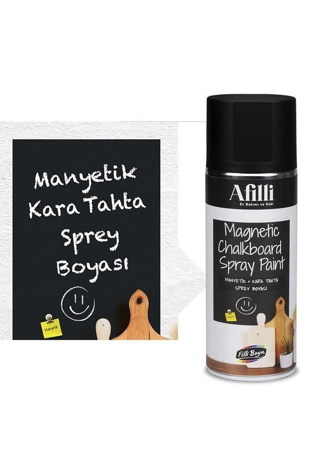 Manyetik+kara Tahta Sprey Boya 400ml Magnetıc Chalkboard Sprey