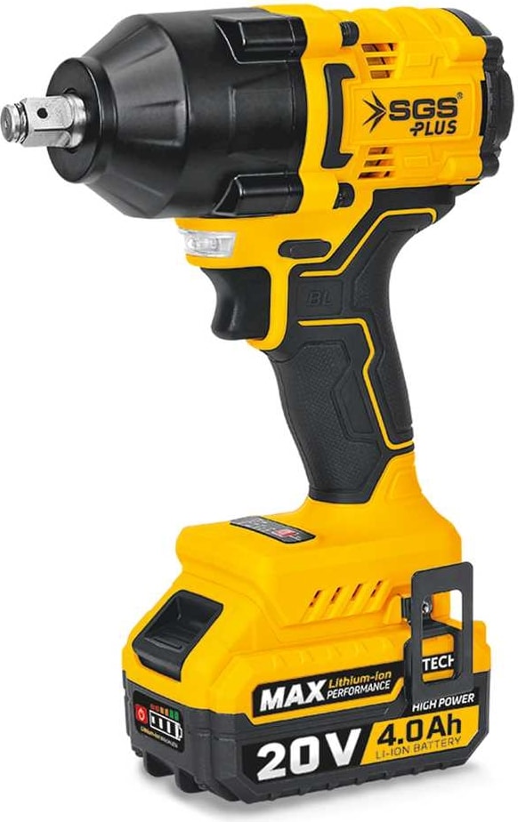 Darbeli Somun Sıkma Seti 650 Nm Tork 1/2” 1*4.0 Ah (Kömürsüz Motor)