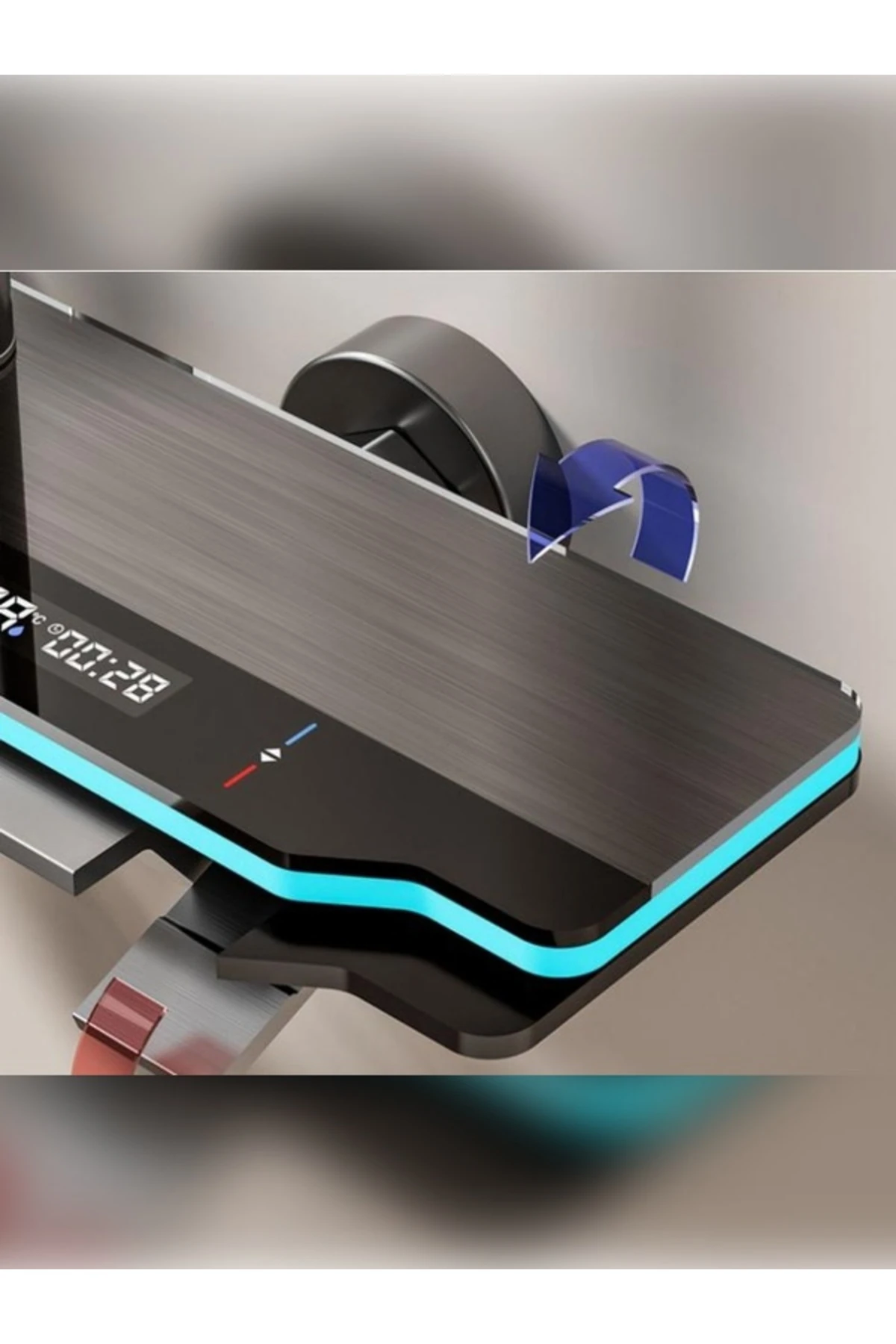 Çok Fonksiyonlu Led Işıklandırmalı Premium Akıllı Duş Seti