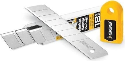 Maket Bıçağı Yedeği 18 mm Pk(10) SGS171