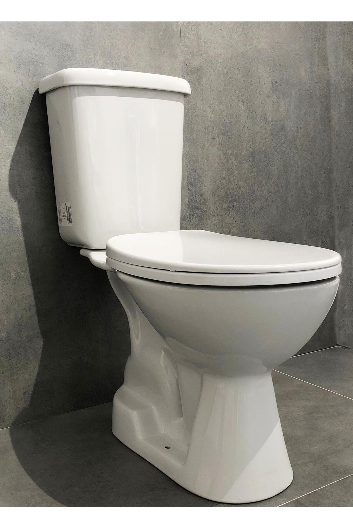 Pitta Alttan Çıkışlı Klozet Seti (4 Parça)PP Yavaş Kapak