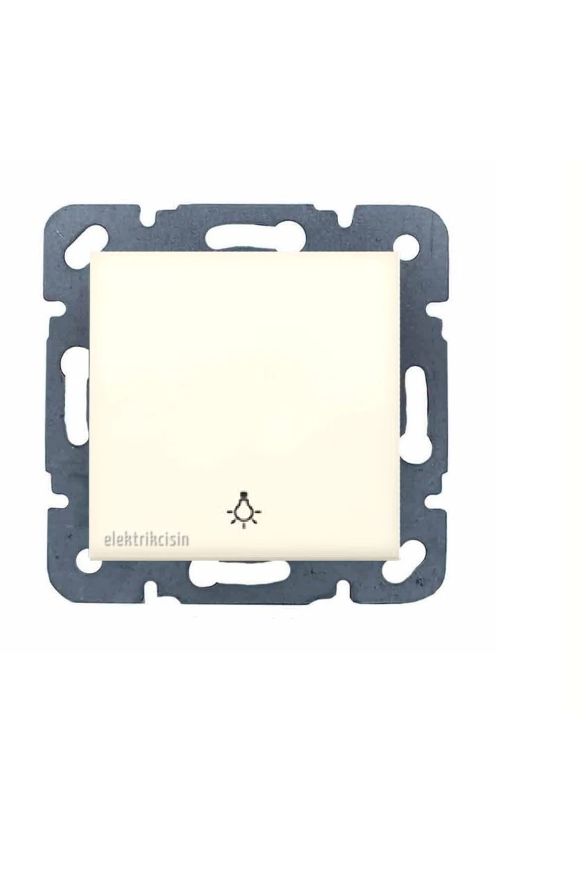 Karre Krem Zil Anahtarı - Light (çerçeve Hariç) 12 Adet