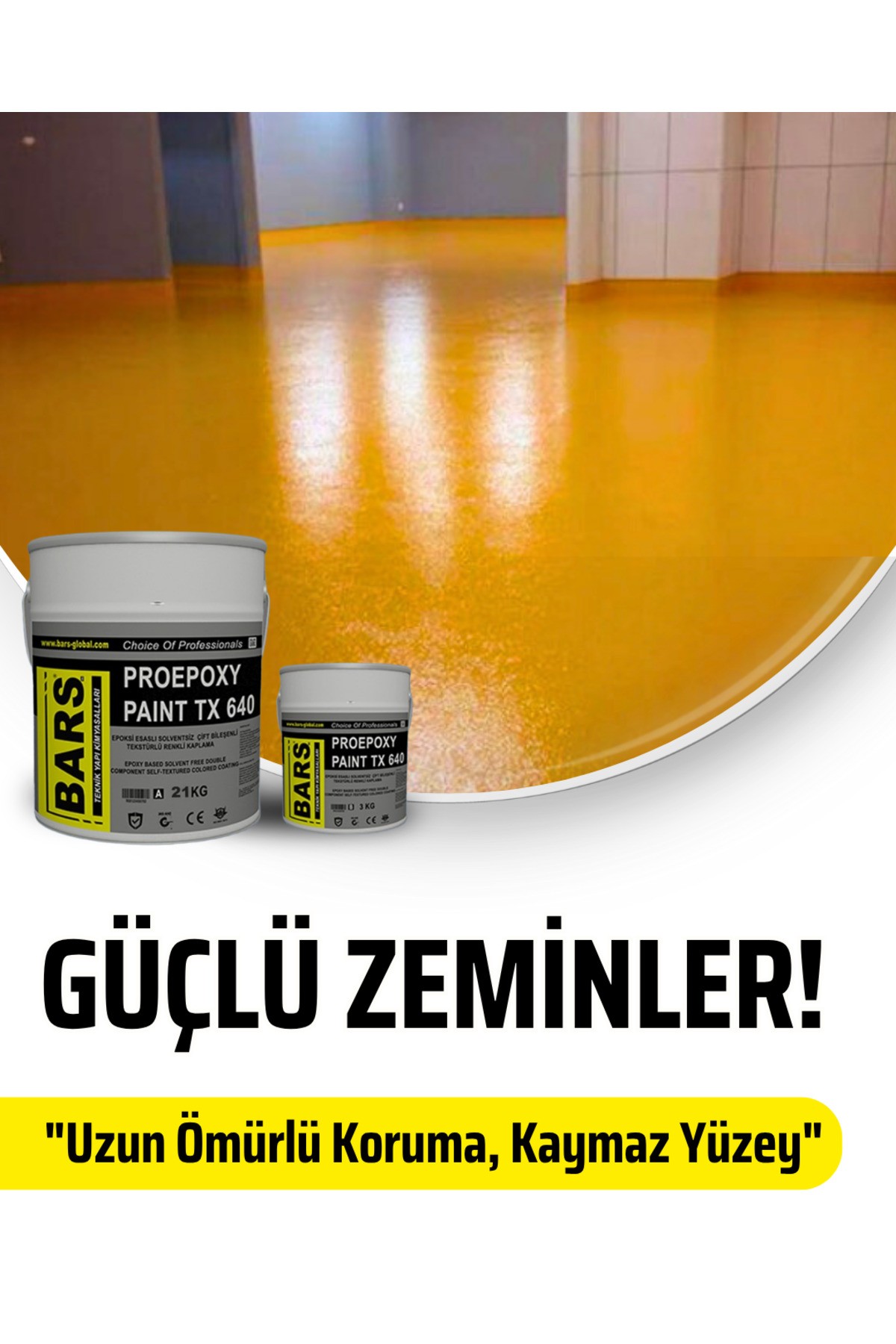 Tekstürlü Epoksi Kaplama, 640 Proepoxy Tx, İç Dış Mekan Uyumlu 24Kg