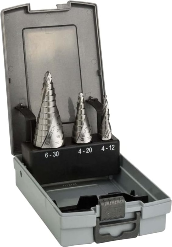 BOSCH Professional Accessories Pro 3 Parçalı. Kademeli Matkap-Seti Hss Mit 3-Yüzeyler-Şaft