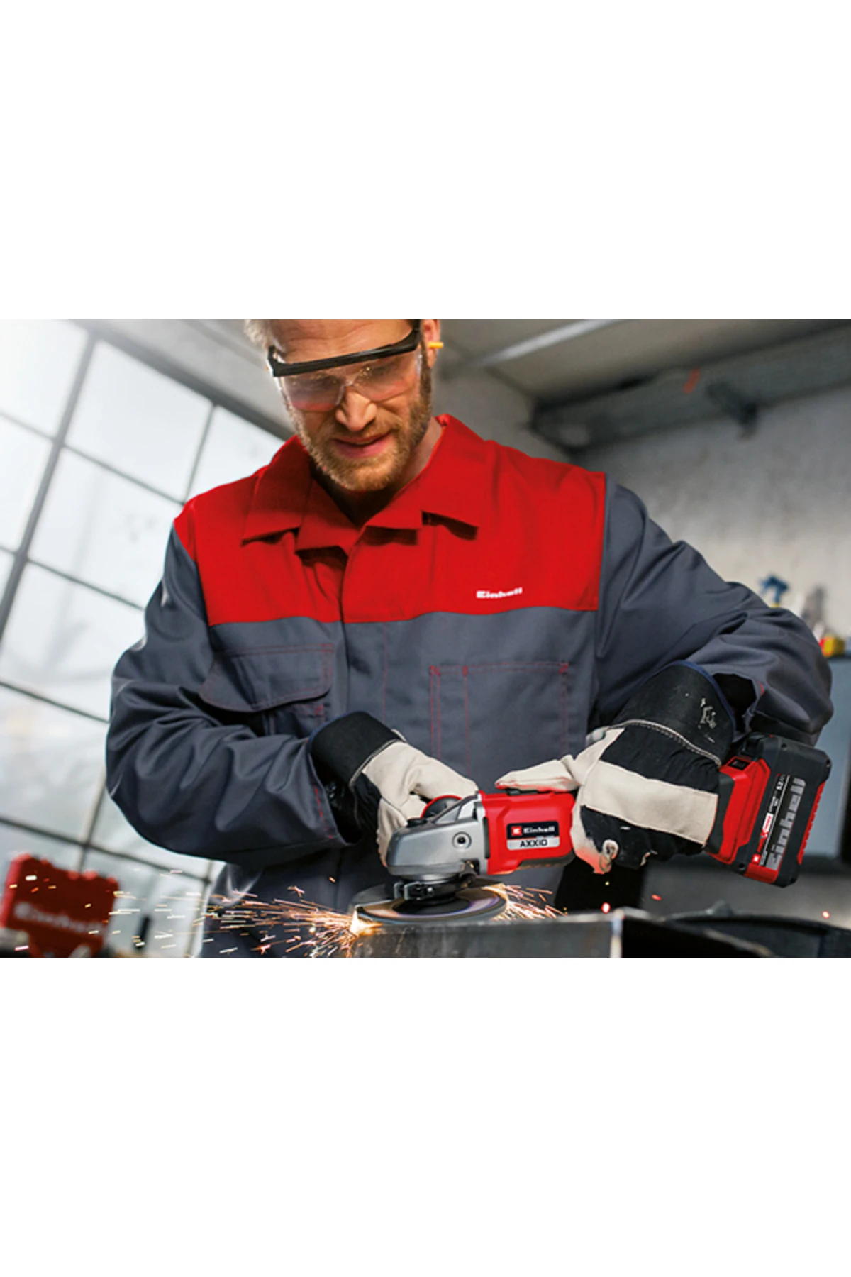 AXXIO 18/115, Akülü Avuç Taşlama (Akü ve şarj cihazı dahil değildir)