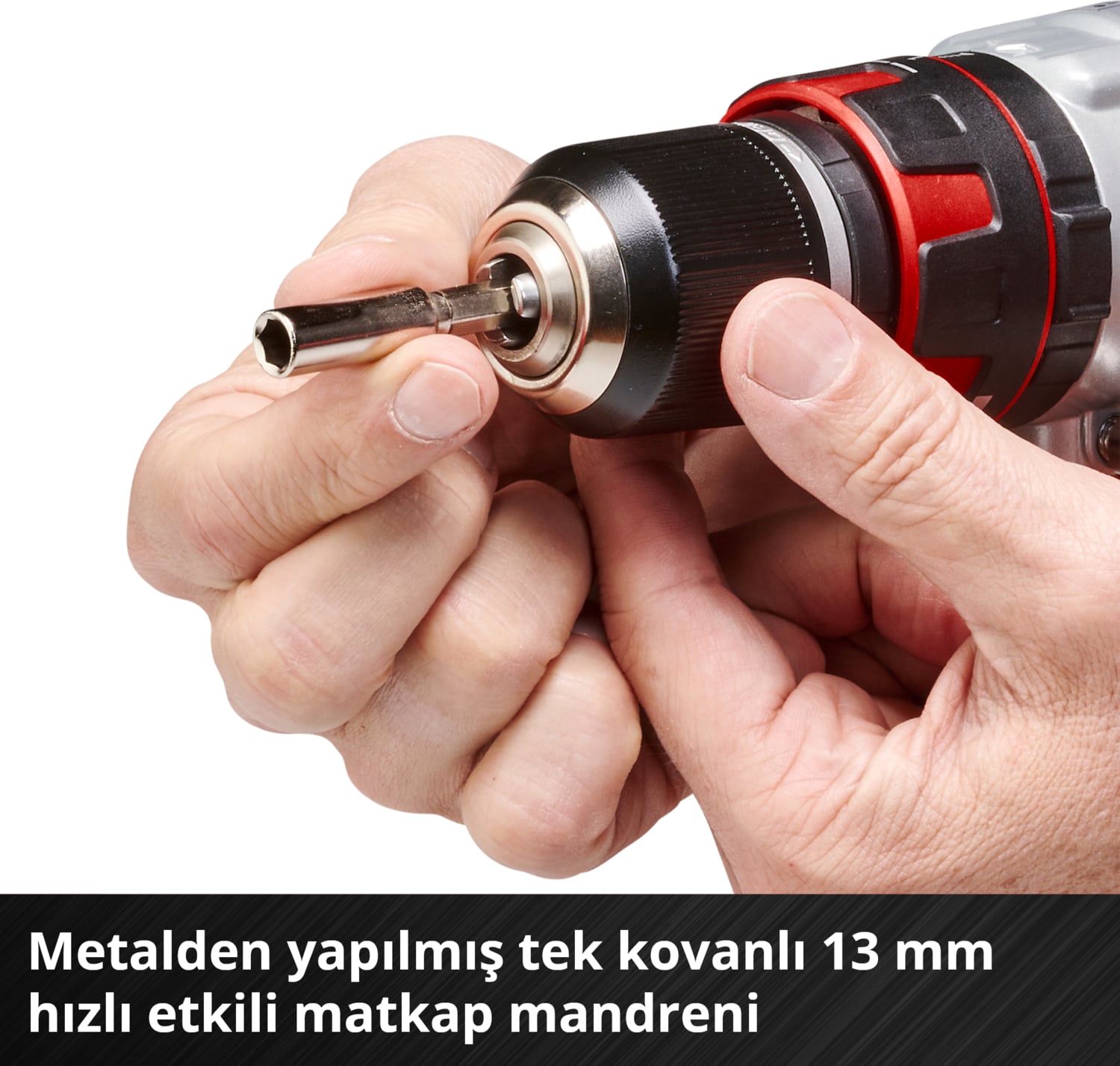 EİNHELL Profesyonel Akülü Darbeli Vidalama TE-CD 18 Li-i BL Solo Power X-Change (18 V, Darbe Fonksiyonu, Kömürsüz, 60 Nm, 2 Vites, 13 mm Metal Mandren, LED Işık, akü dahil değildir) - 4513860