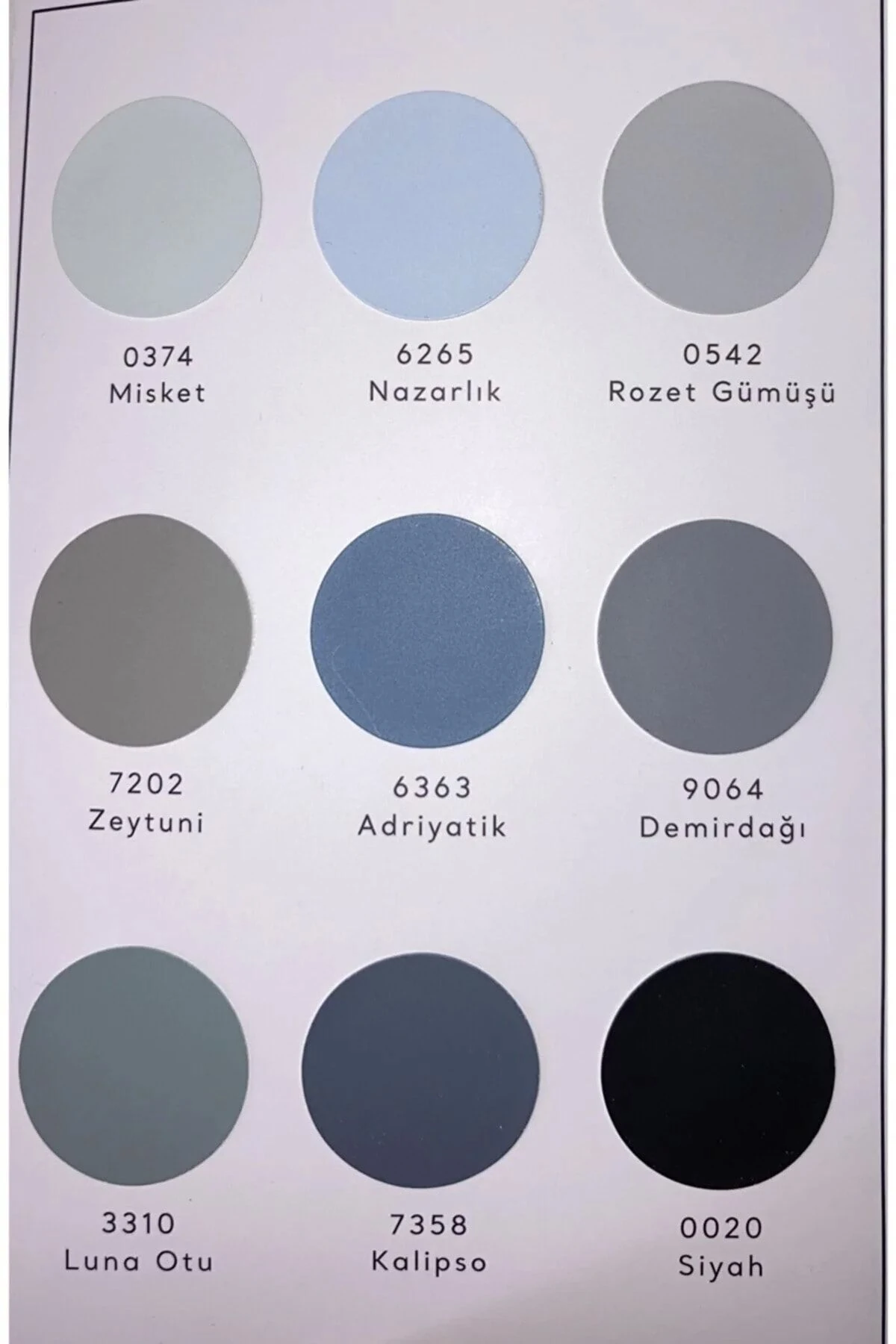 Su Bazlı Saf Akrilik Ipek Mat Boya Luna Otu