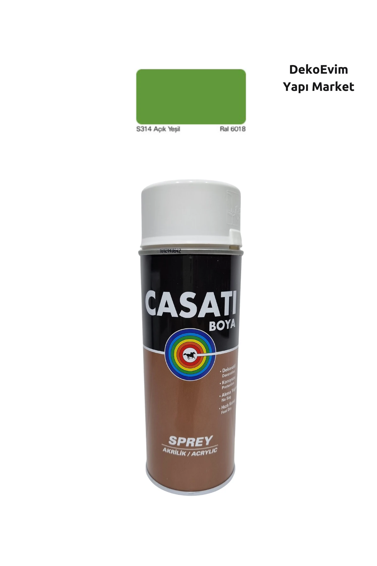 Sprey Boya S314 Açık Yeşil 400 Ml.