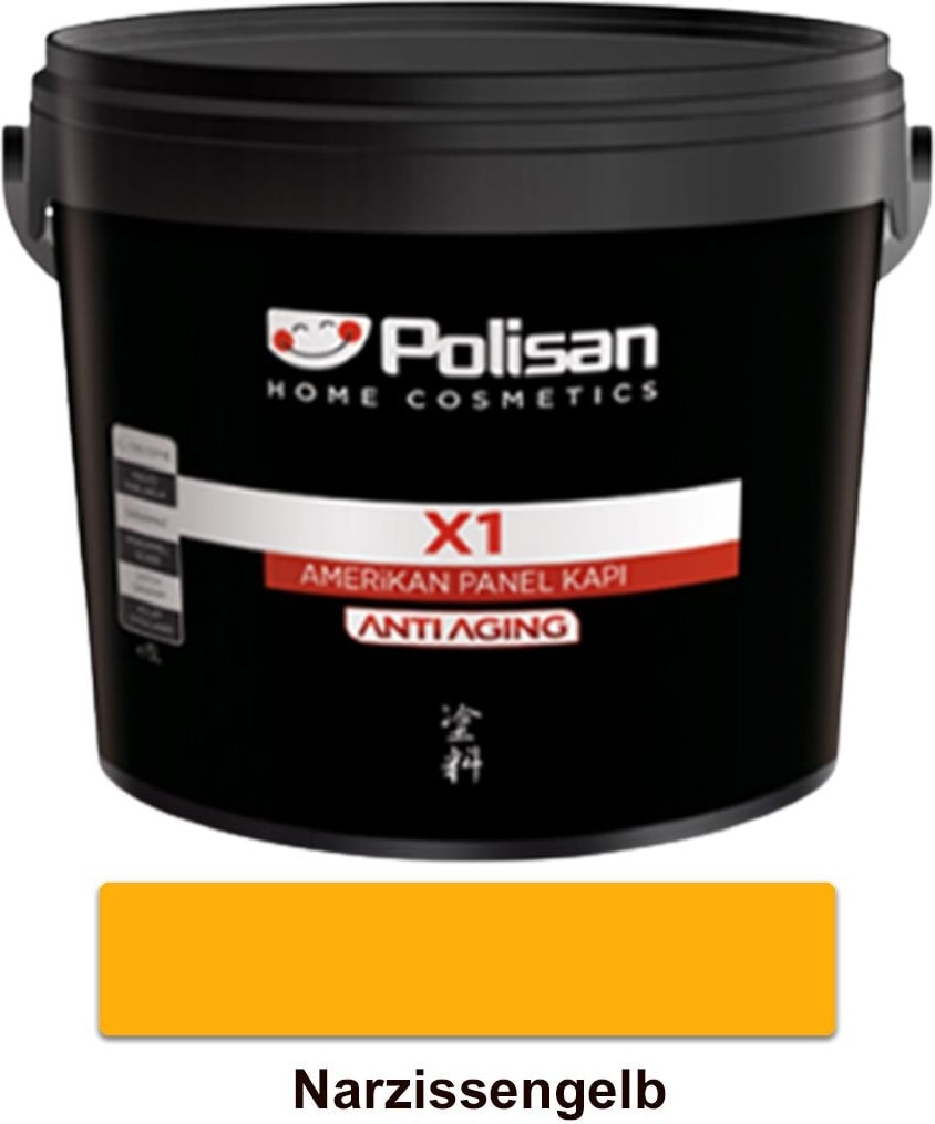 X1 Panel Kapı Boyası 2,5lt. Ral 1007 Narzissengelb