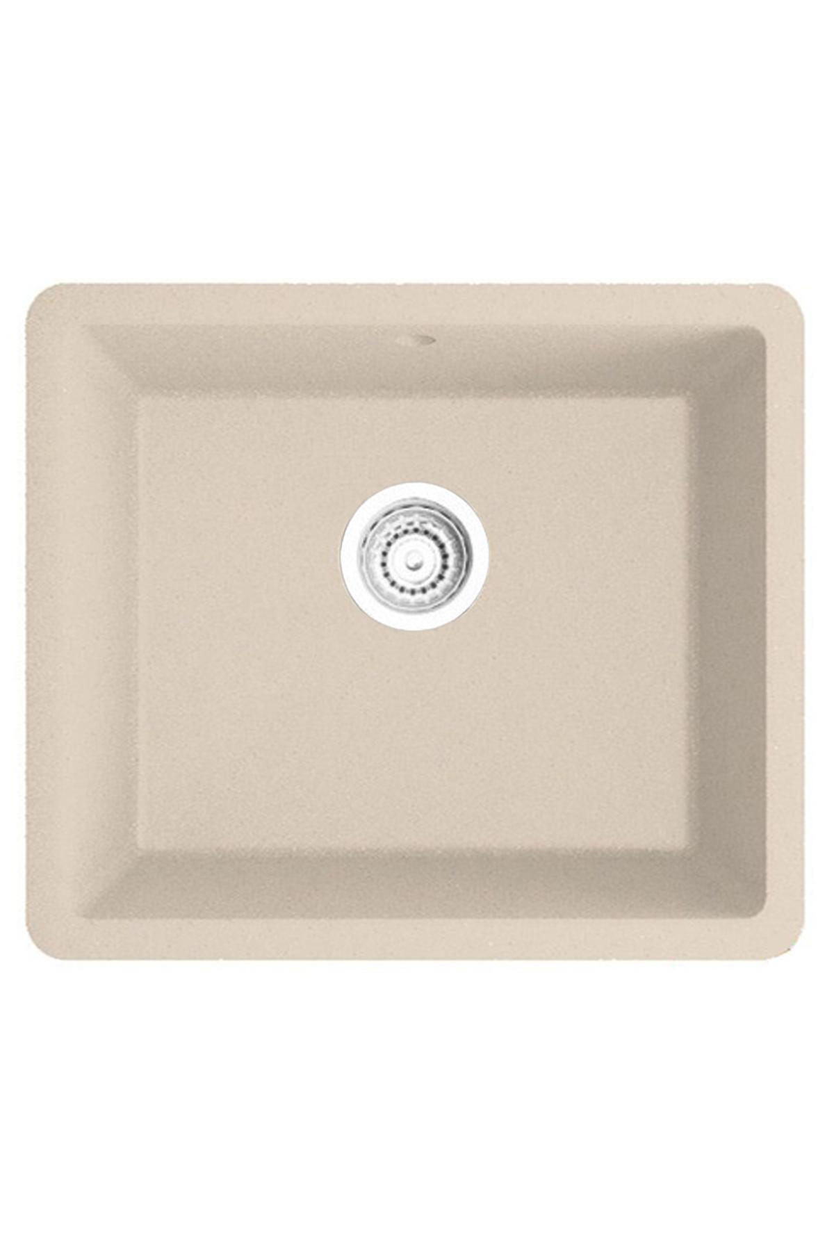 BLO -50/40 TEK GÖZ GRANİT EVYE SİYAH-BEYAZ-KREM-ANTRASİT-GRİ BEYAZ