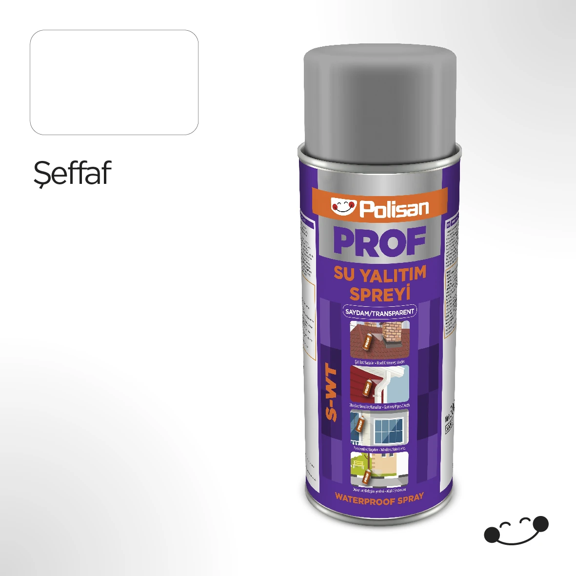 Prof Şeffaf Su Yalıtım Spreyi (S-WT) 500 ml