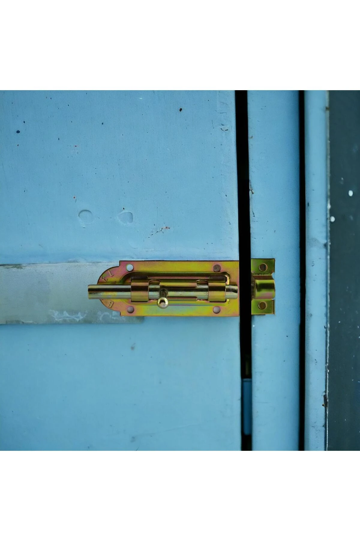 Mavzer Sürgü Kilit No:8 Kadmiyum 35x95 mm Kapı Pencere Emniyet Mandalı Kilidi