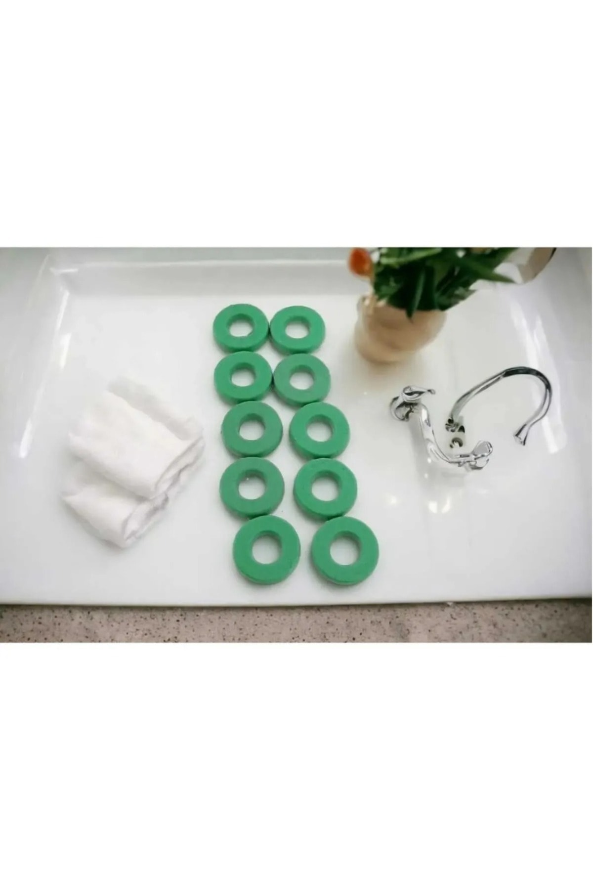 (10 Adet) Sızdırmazlık Düz Conta 18mm iç genişlik 9 mm Kauçuk Doğalgaz Fıskiye Musluk Contası Musluk