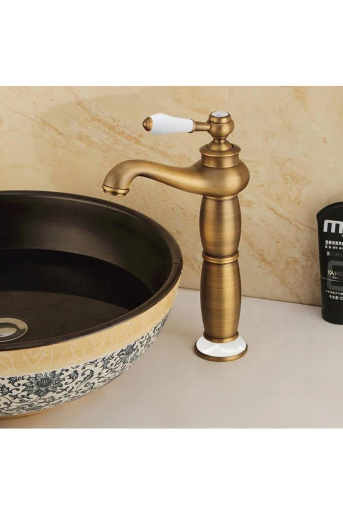 Yüksek Çanak Rustik Lavabo Bataryası Vintage Antik Ksl100-a