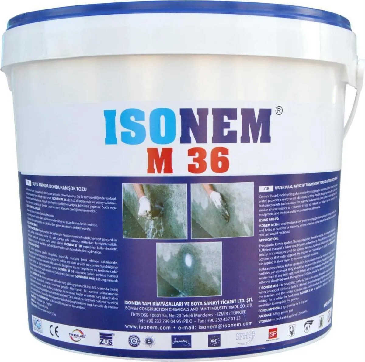 Isonem M36 Suyu Anında Donduran Şok Tozu