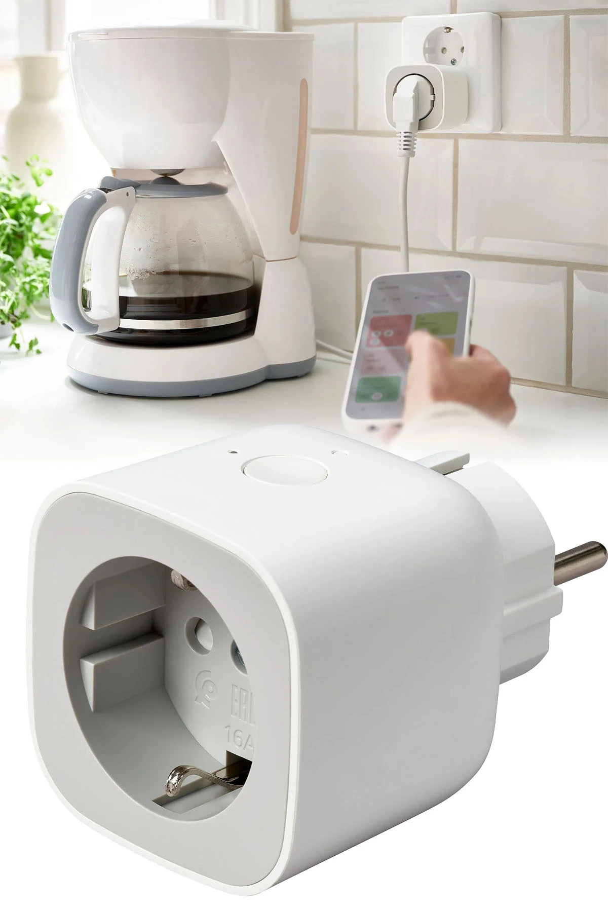 Akıllı Priz 16A Uzaktan Kumanda Edilebilir Priz SC020