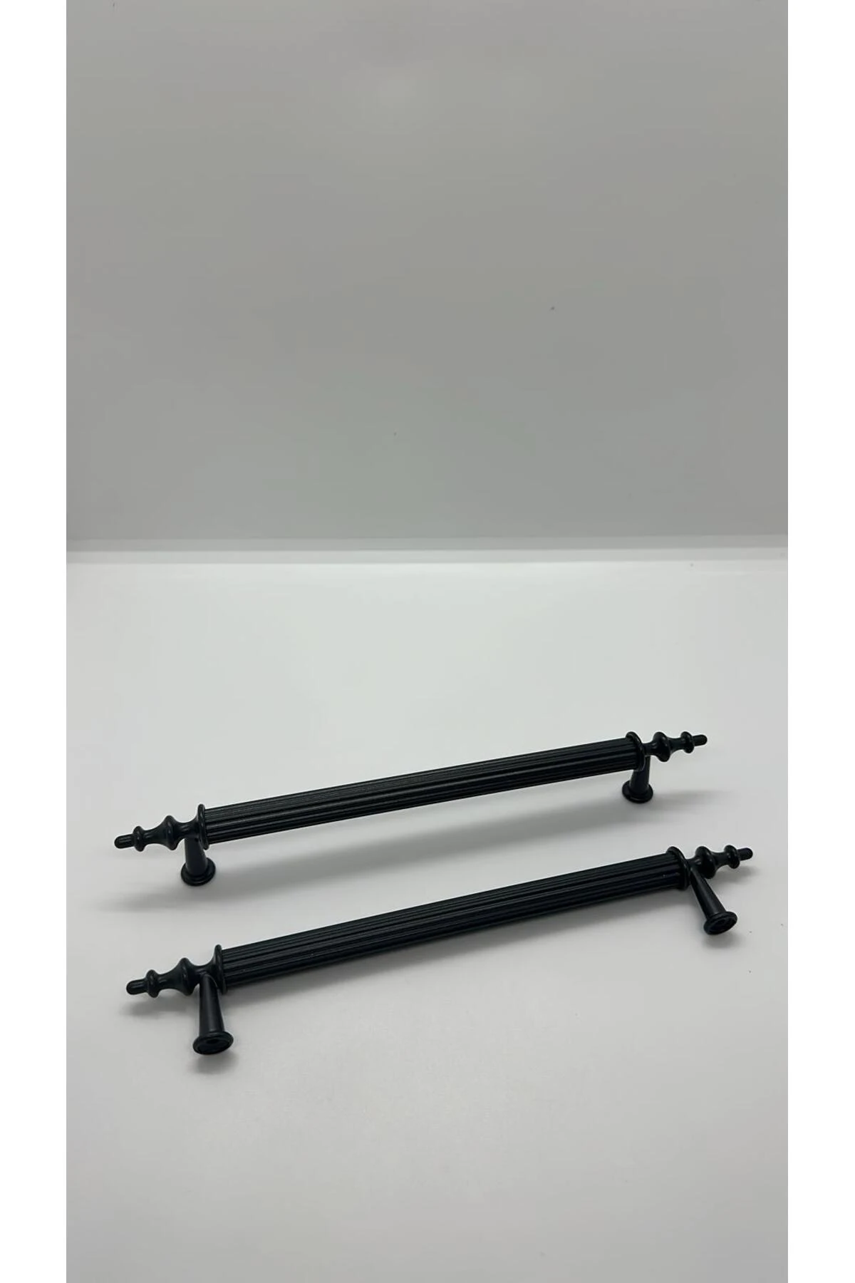 Str Alüminyum 160 Mm Asos Boru Kulp Lüks Modern Mutfak Dolap Çekmece Mobilya Kulbu Antrasit Gri