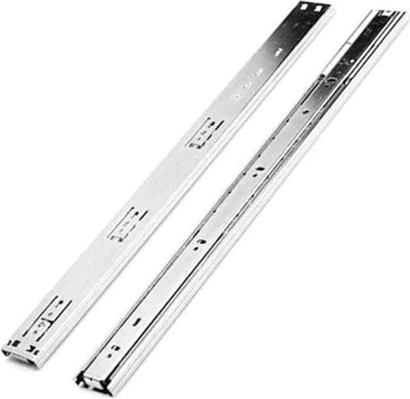 Galvanizli Teleskopik Çekmece Rayı 35X350